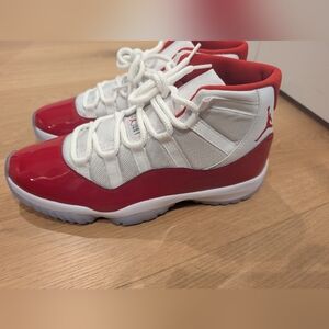 Nike Air Jordan 11 Retro White/Varsity Red-Black Sneakers
